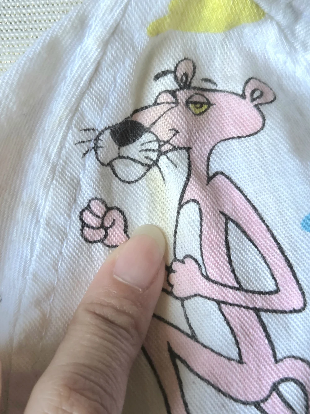 1979 Pink Panther Kids White Bucket Hat